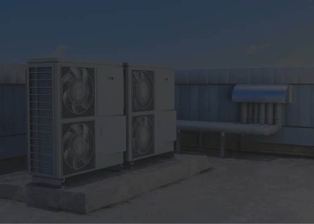 Commercial VRF outdoor units installed by Coolcare HVAC in Bhopal