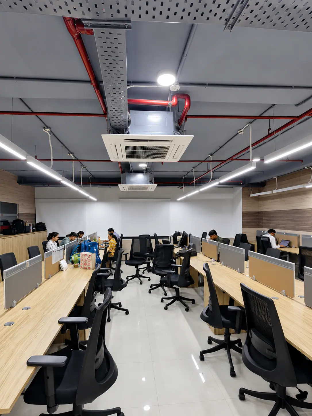 AU Bank Corporate Office, Bhopal: 34 HP VRF HVAC installation by Coolcare